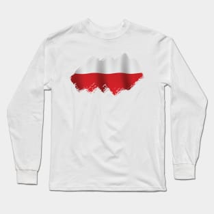 Flag of Poland Long Sleeve T-Shirt